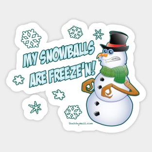 Frozen Snowballs Sticker